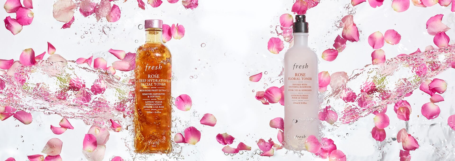 Fresh,fresh rose deep hydration facial toner 250ml.,โทนเนอร์กุหลาบ,fresh rose deep hydration facial toner,โทนเนอร์กระชับรูขุมขน