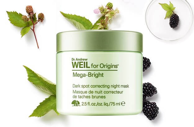 Origins,Mega Bright Dark Spot Correcting,Night Mask 75ml มาส์ก,ลดเลือนจุดด่างดำ,ผิวให้สว่างกระจ่างใส