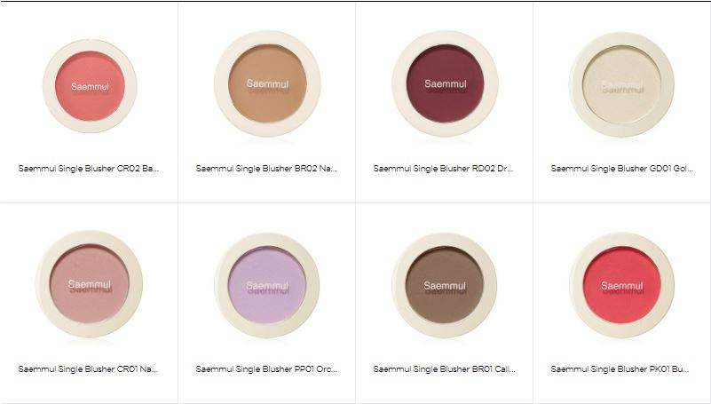 The Saem , Saem Samuel Single Blusher,The Saem Samuel Single Blusher,OR01,The Saem Samuel Single Blusher#OR01,The Saemบลัชออน,The Saemรีวิว