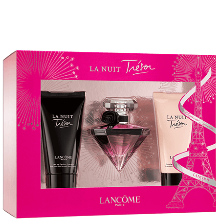 Lancome, LA NUIT TRESOR, น้ำหอม LA NUIT TRESOR Eau De Parfum 30ML, เจลน้ำหอมอาบน้ำ LA NUIT TRESOR Shower Gel 50ML ,โลชั่นน้ำหอมบำรุงผิวกาย LA NUIT TRESOR Body Lotion 50ML