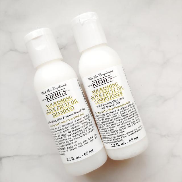 Kiehl's Nourishing Olive Fruit Oil Conditioner 65ml คอนดิชันเนอร์เนื้อบางเบา ล้างออกง่าย สำหรับผมแห้งเสียที่อ่อนแอจากการโดนแสงแดดและการใช้สารเคมีมากเกินไป