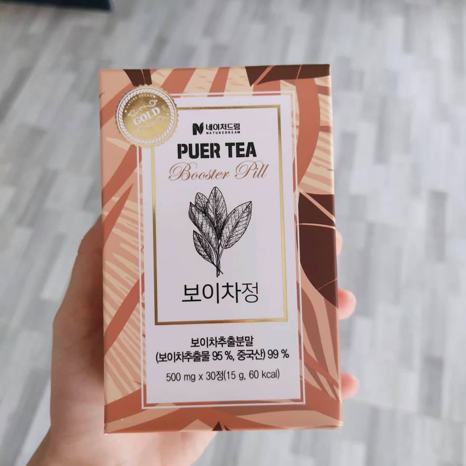 NATURE DREAM, NATURE DREAM Puer Tea Booster Pill, NATURE DREAM Puer Tea Booster Pill 500mg x 30 เม็ด, NATURE DREAM Puer Tea Booster Pill รีวิว, วิตามิน, ควบคุมน้ำหนัก, ลดน้ำหนัก, เผาผลาญ, ดักจับไขมัน