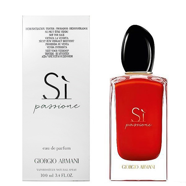 Giorgio Armani Si Passione Eau De Parfum Tester Box 100ml (กล่องมีตำหนิ ไม่มีผลต่อการใช้งาน)