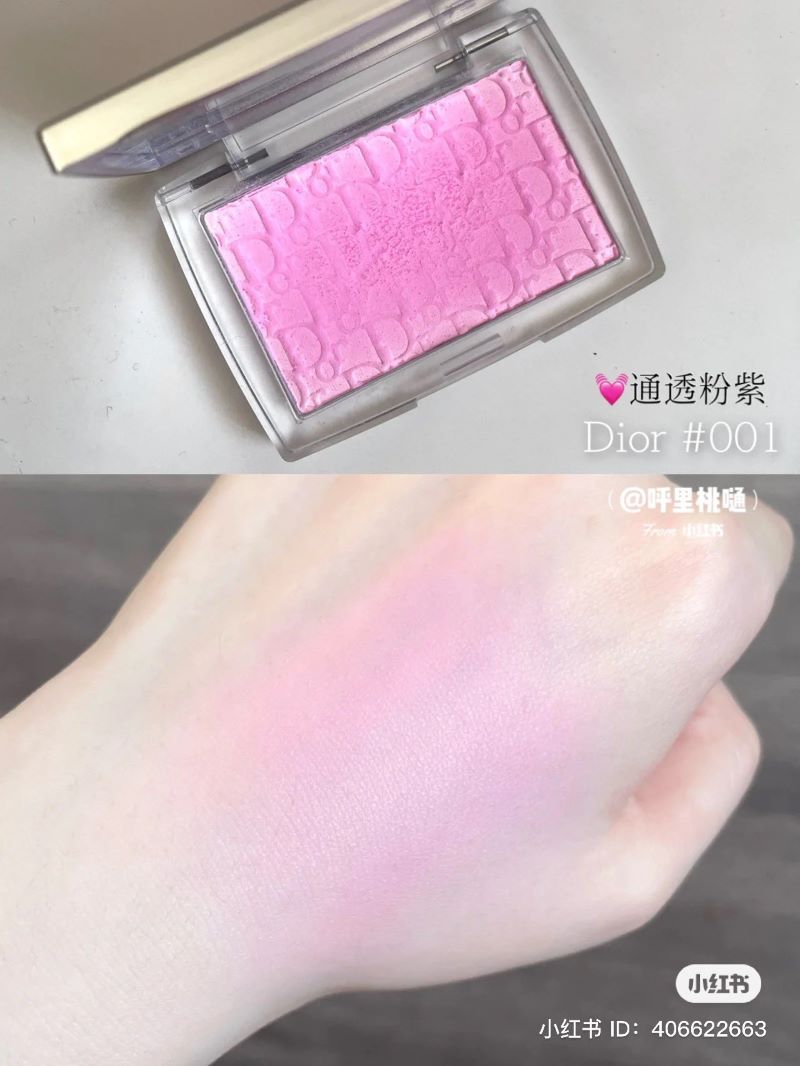 Dior Rosy Glow Blush 4.4g #001 Pink , DIOR , ซื้อ DIOR ,Blush สีไหนสวย , บลัช Dior , บลัชออนสีสดใส , Dior Rosy Glow Blush รีวิว